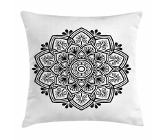 Flora Damask Oriental Motif Pillow Cover