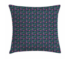 Contemporary Vibrant Leaves Pillow Cover