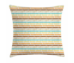 Geometrical Rounded Ornate Pillow Cover