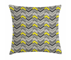 Nostalgic Abstract Zigzags Pillow Cover