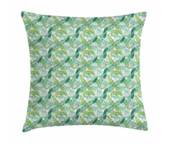 Creative Tropical Leaves Pillow Cover