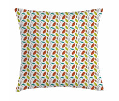 Creative Autumn Leaf Pattern Pillow Cover