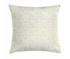 Pastel Tone Flora Pillow Cover