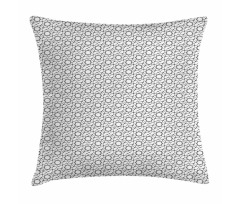 Dotwork Square Starts Pillow Cover