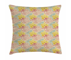 Petals and Dots Pillow Cover