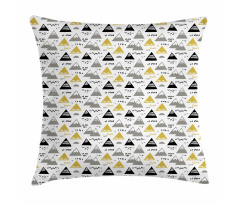 Mount Triangles Pillow Cover