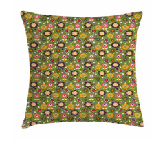 Spring Nature Flowers Pillow Cover