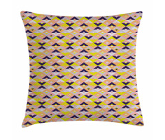 Triangle Diagonal Squares Pillow Cover