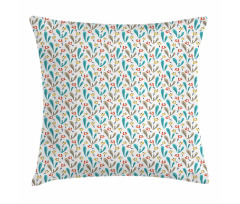 Abstract Wildwood Plant Pillow Cover