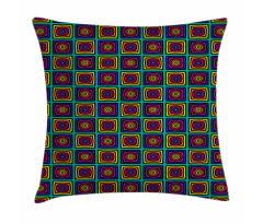 Nested Square and Circles Pillow Cover