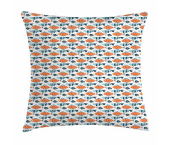 Marine Cartoon Animal Pillow Cover