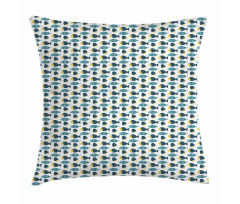 Nursery Fish and Jellyfish Pillow Cover