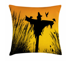 Rural Silhouettes Pillow Cover