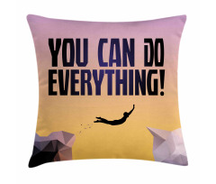 You Can Do Everything Phrase Pillow Cover