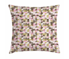 Rounds in Vintage Colors Pillow Cover