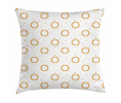 Sun and Stars Pillow Cover