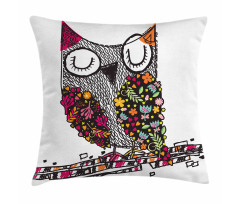 Geometric Floral Blossoms Pillow Cover