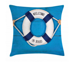 Welcome on Board Sign Pillow Cover