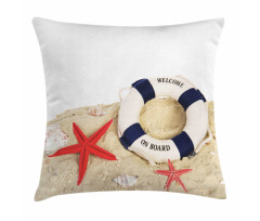 Shells Starfishes Sea Pillow Cover
