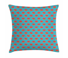 Triangular Slices and Seeds Pillow Cover