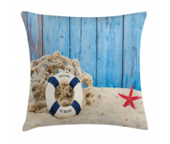 Beach Coastline Welcome Pillow Cover