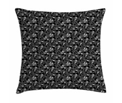 Creative Grunge Toadstools Pillow Cover