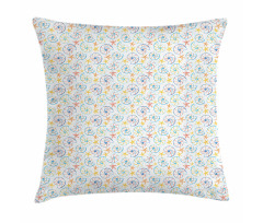 Grunge Shells Starfishes Pillow Cover