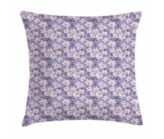 Exotic Flower Petals and Buds Pillow Cover