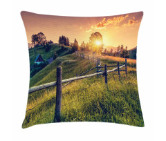 Morning Sunbeams Sky Pillow Cover
