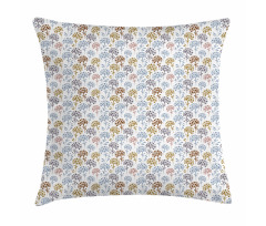 Abstract Flower Art Blooming Pillow Cover