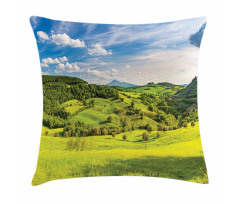 Tuscany Italy Farms Pillow Cover