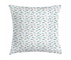 Abstract Raining Modern Sky Pillow Cover