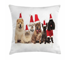 Team of Pets Panting Pillow Cover