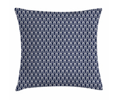 Folkloric Floral Monochrome Pillow Cover