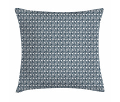 Heart Swirl Floral Branches Pillow Cover