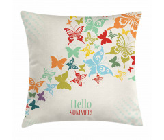 Butterfly Dots Timber Pillow Cover