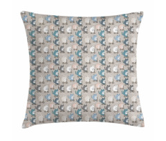 Kitties Cat Art Pillow Cover