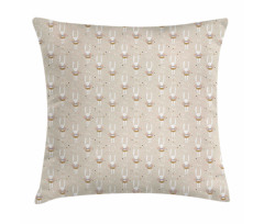 Ballerina Bunnies in Tutu Pillow Cover