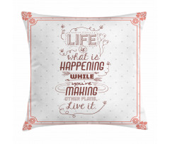 Motivational Attitude Art Pillow Cover