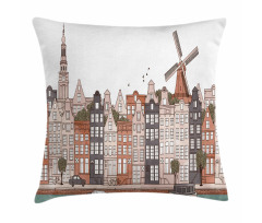 Netherlands Historic Art Pillow Cover