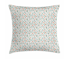 Watercolor Petals Beauty Pillow Cover