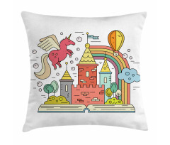 Princess Castle Nursery Pillow Cover