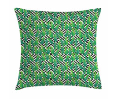 Banana Leaves on Modern Pillow Cover