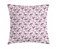 Modern Exotic Birds Pillow Cover
