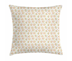 Corsage Spring Bouquets Pillow Cover