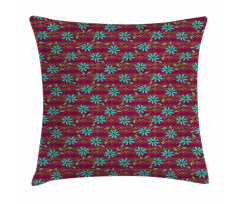 Vivid Garden Buds Blooming Pillow Cover