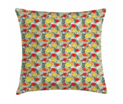Jungle Blossoms Hibiscus Pillow Cover