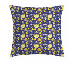 Sleeping Animals Cartoon Pillow Cover