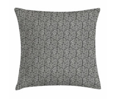 Cubic Forms Abstract Art Pillow Cover