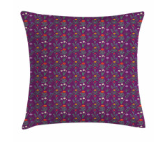 Various Spring Flowers Pillow Cover